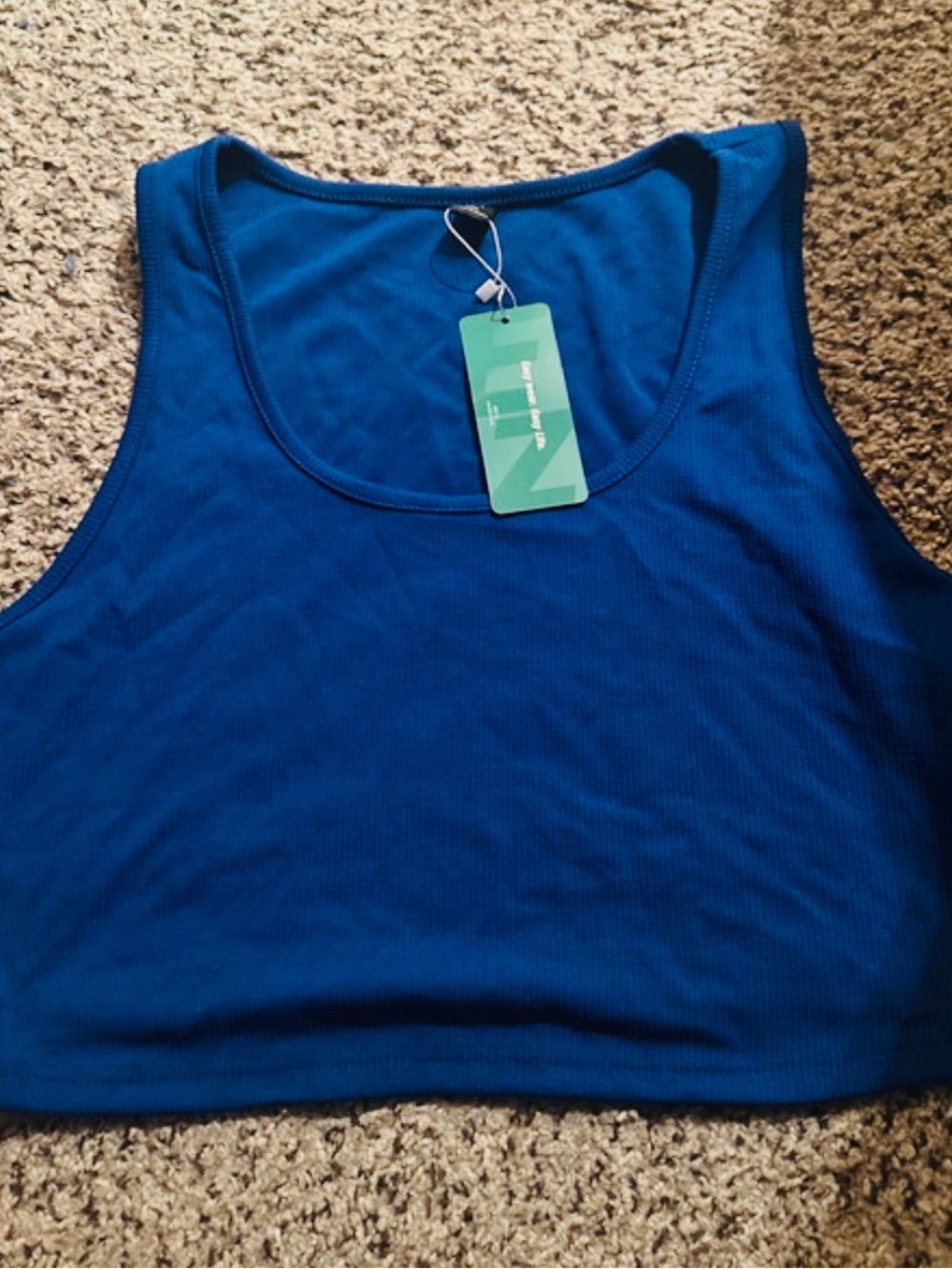 Old Navy Women's Ribbed Tank - Royal Blue